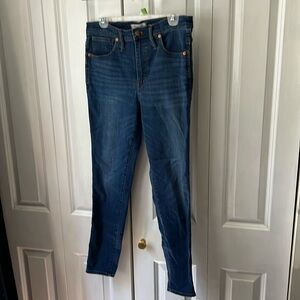 Madewell 10 inch high rise skinny jeans size 30